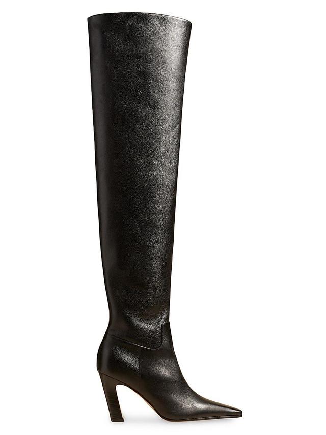 Womens Marfa 85MM Leather Over-The-Knee Boots Product Image