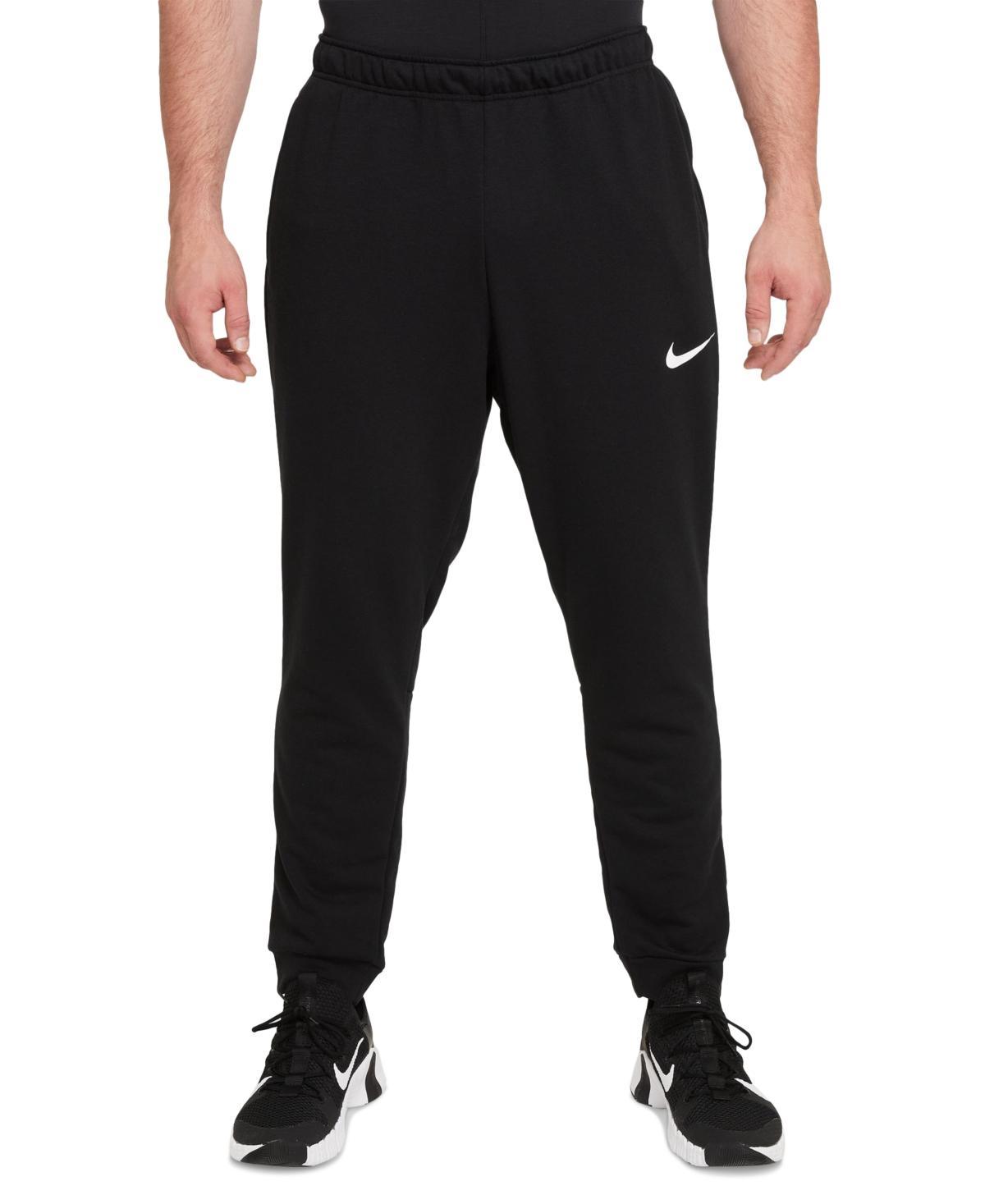 Mens Nike Dri-FIT Fleece Training Pants Grey Product Image