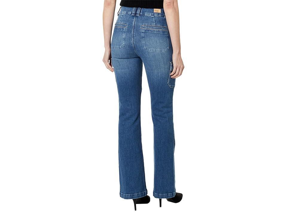 PAIGE Dion High Waist Cargo Trouser Flare Jeans Product Image