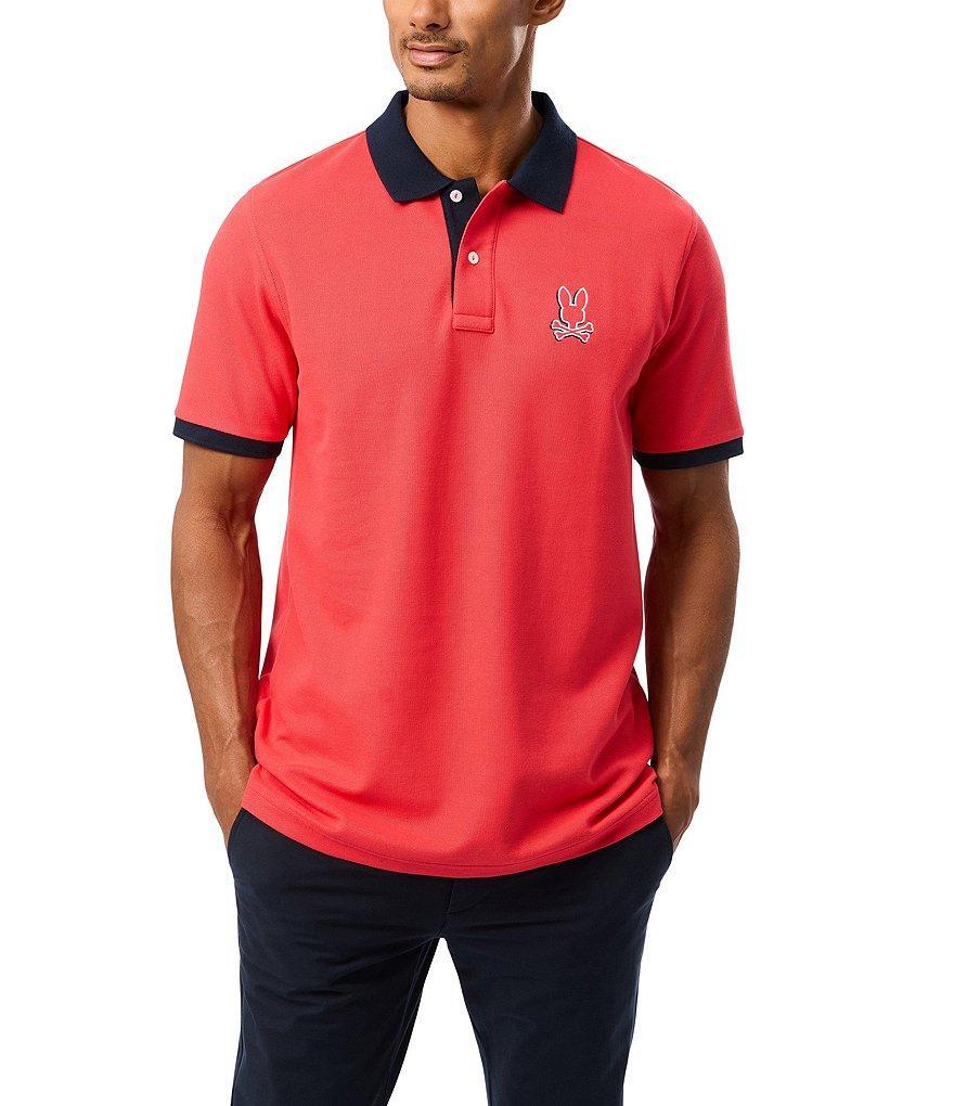 Psycho Bunny Bellaire Pique Short Sleeve Polo Shirt Product Image