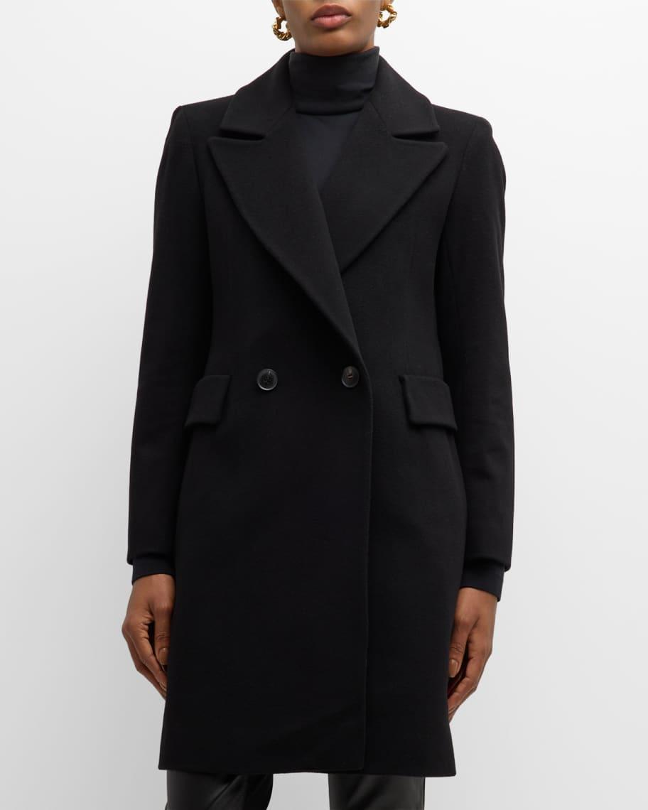 Cami Double-Breasted Short Wool Coat  Product Image