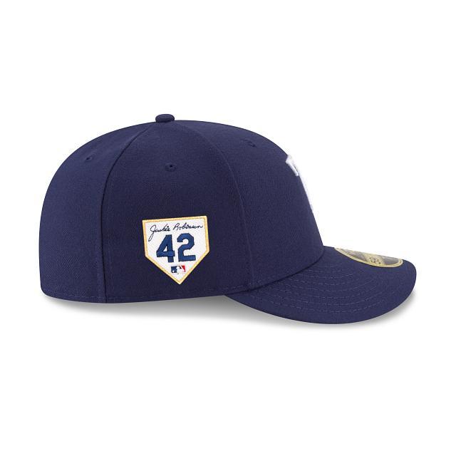 Tampa Bay Rays Jackie Robinson Day 2024 Low Profile 59FIFTY Fitted Hat Male Product Image