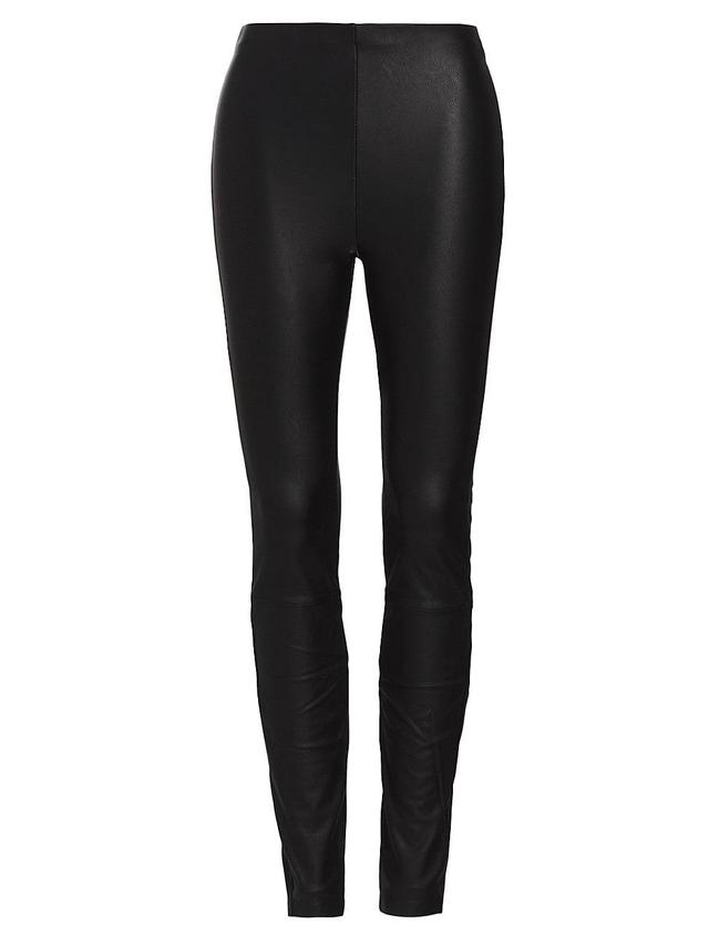 Womens Better Than Leather Faux Leather Leggings Product Image