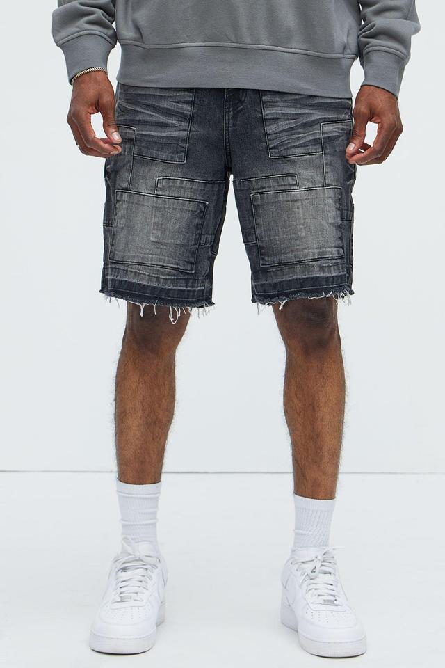 Mosley Relaxed Shorts - Black Wash Product Image