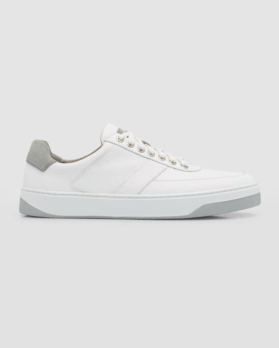 Men's Vantage Pebble Grain Leather Low-Top Sneakers Product Image