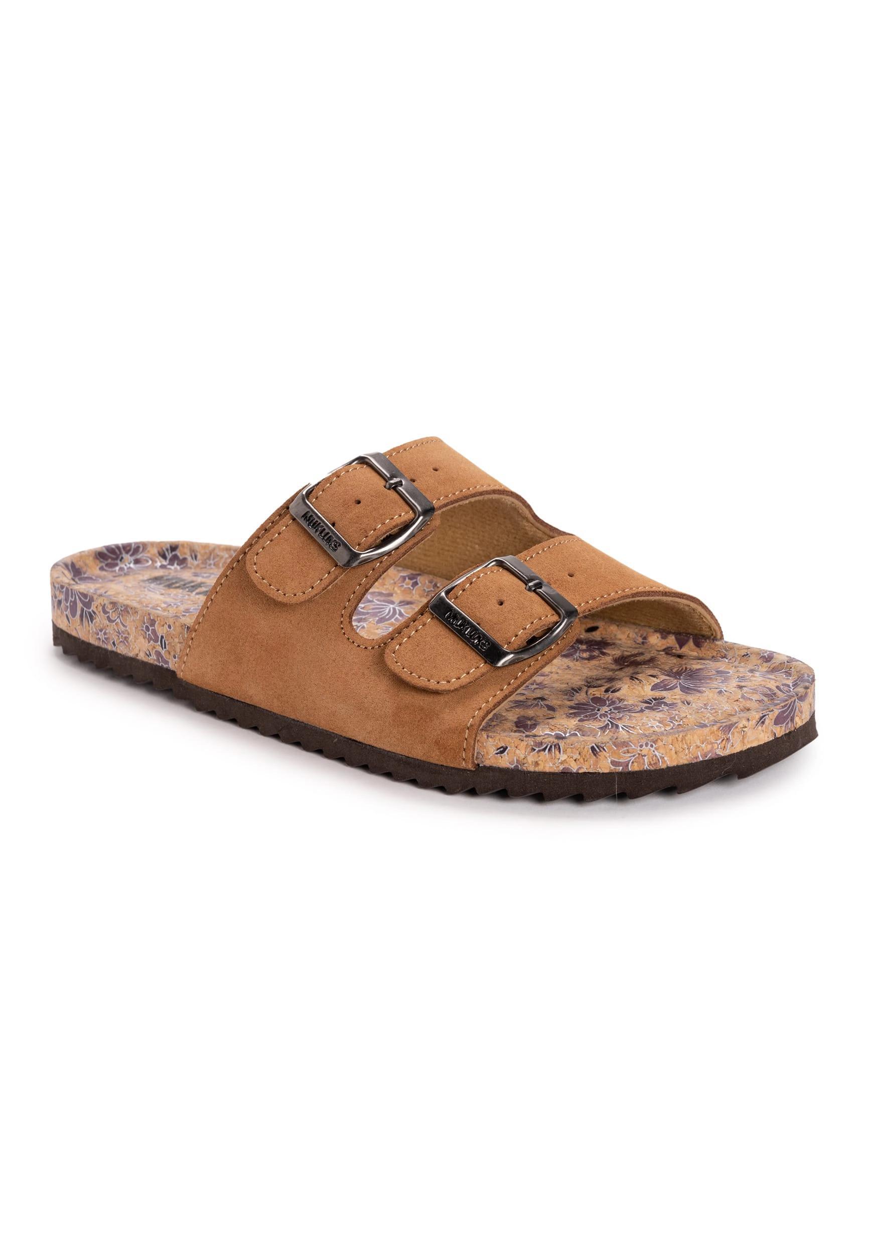 MUK LUKS Womens Tessa Tera Turf 2 Strap Slide Sandal Product Image