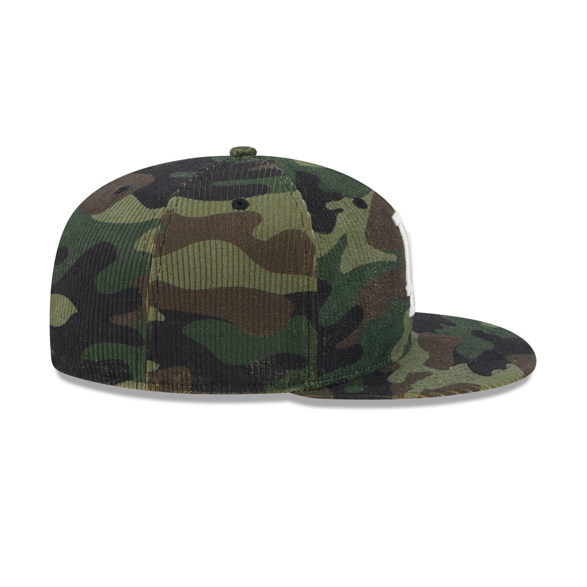 Los Angeles Dodgers Camo Cord 59FIFTY Fitted Hat Male Product Image