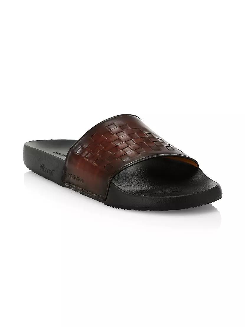 COLLECTION Burnished Slide Sandals Product Image