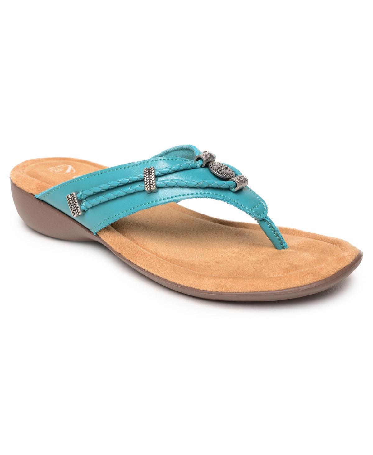 Minnetonka Womens Silverthorne 360 Thong Sandals Product Image