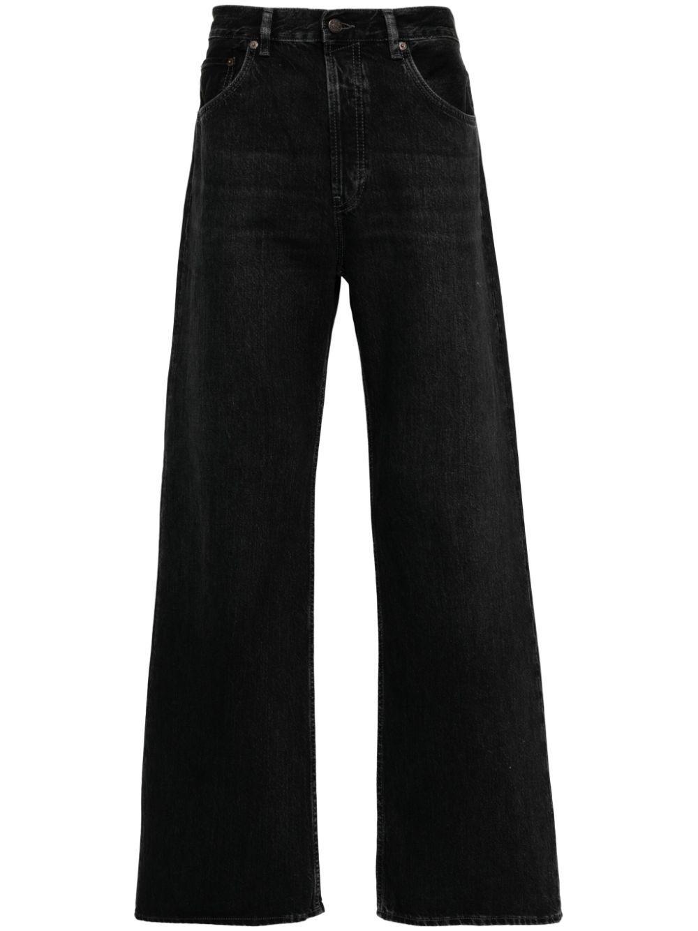 ACNE STUDIOS Low-rise Loose-fit Jeans In Black Product Image