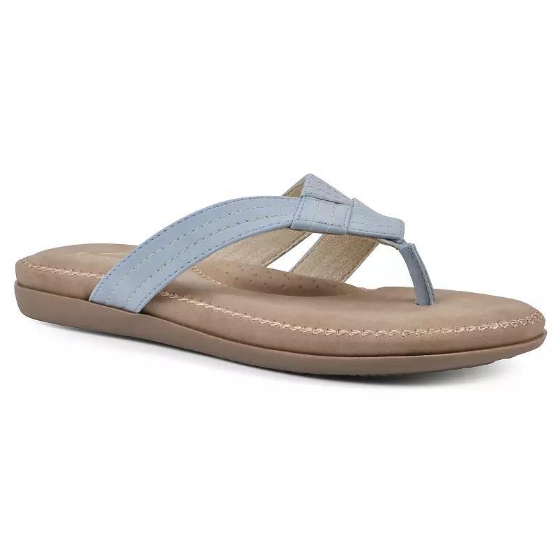 Cliffs by White Mountain Fateful Womens Comfort Thong Sandals Product Image