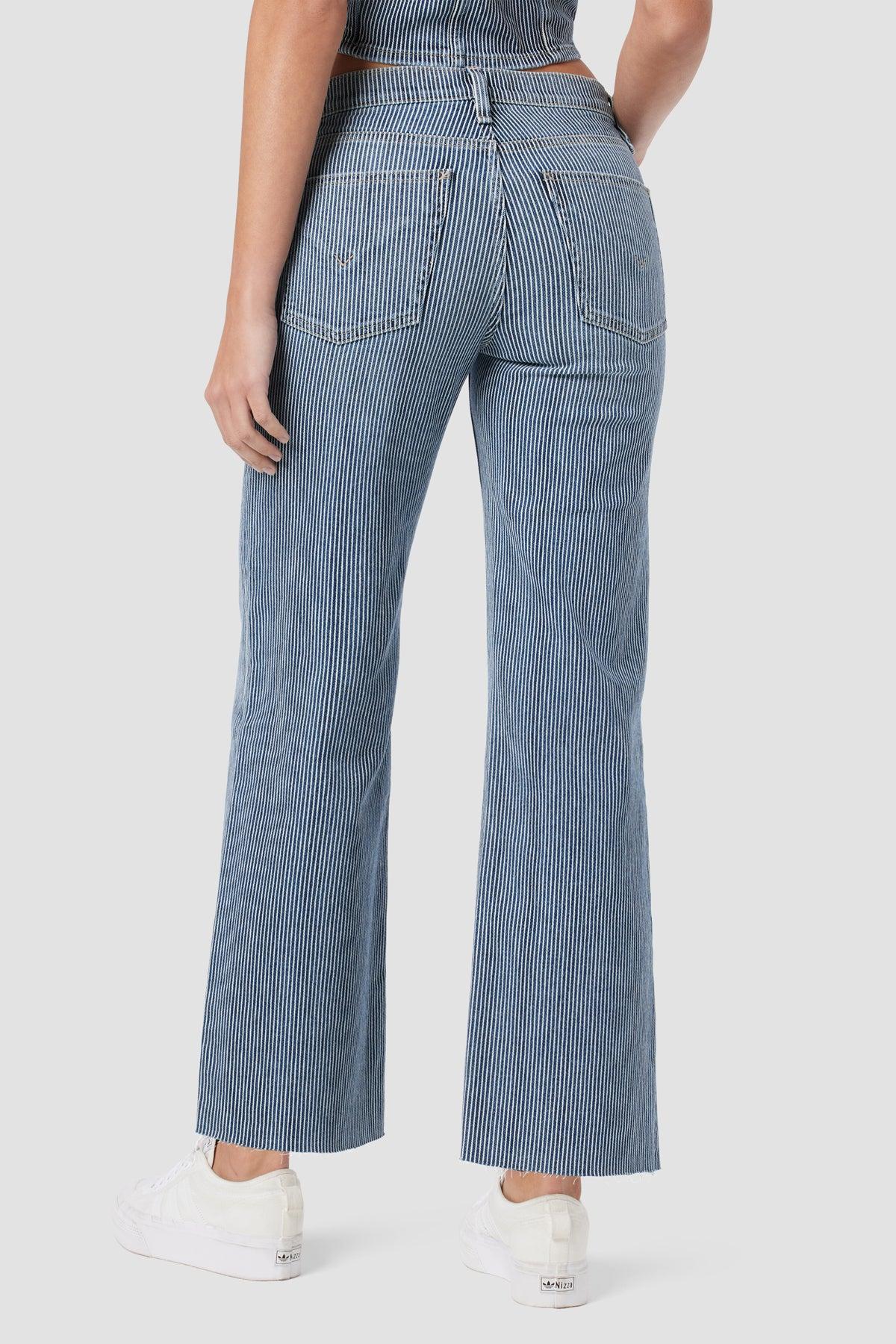 Rosie High-Rise Wide Leg Ankle Jean Female Product Image