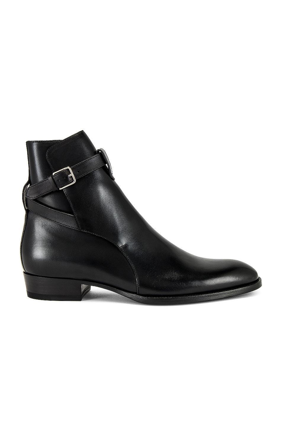 Saint Laurent Wyatt 30 Boot in Black Product Image