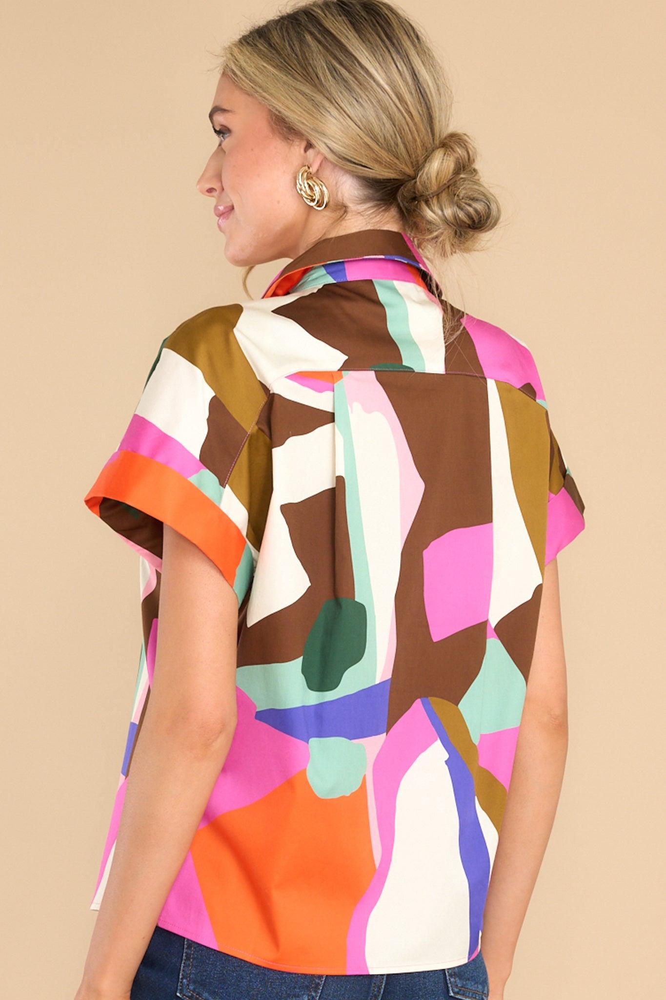 Foster Shape Shifter Multi Print Top Product Image