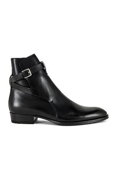 Saint Laurent Wyatt 30 Boot in Black Product Image