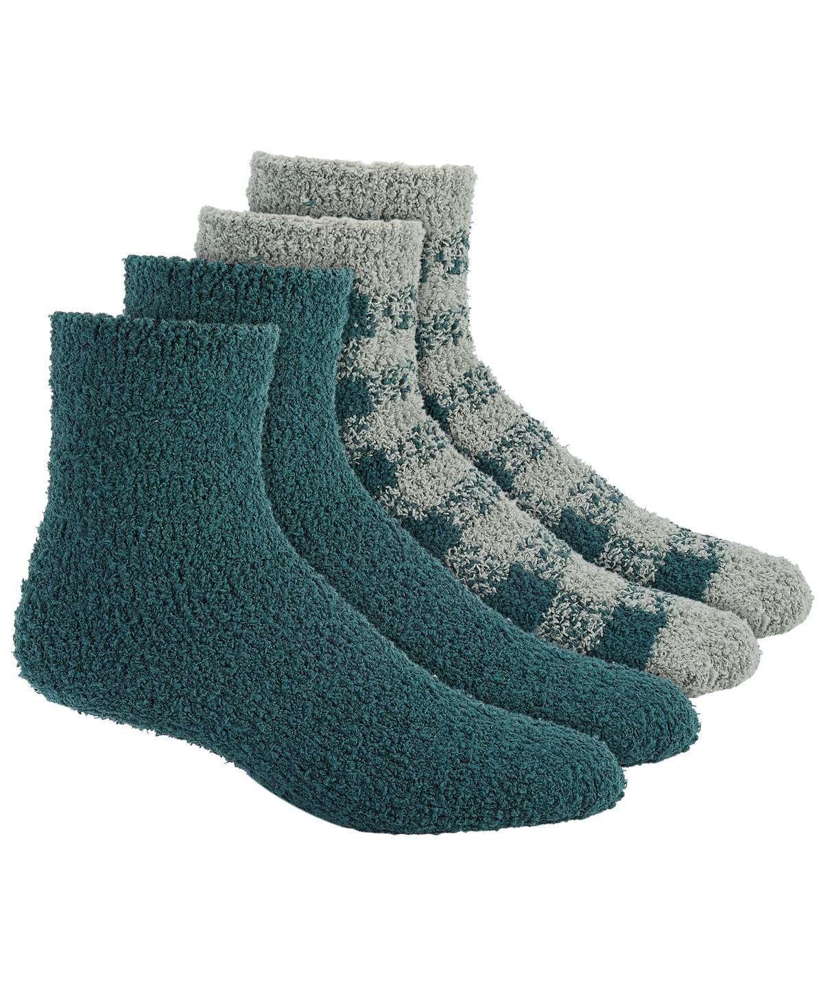 Charter Club Womens 2-Pk. Holiday Fuzzy Butter Socks, Created for Macys Product Image