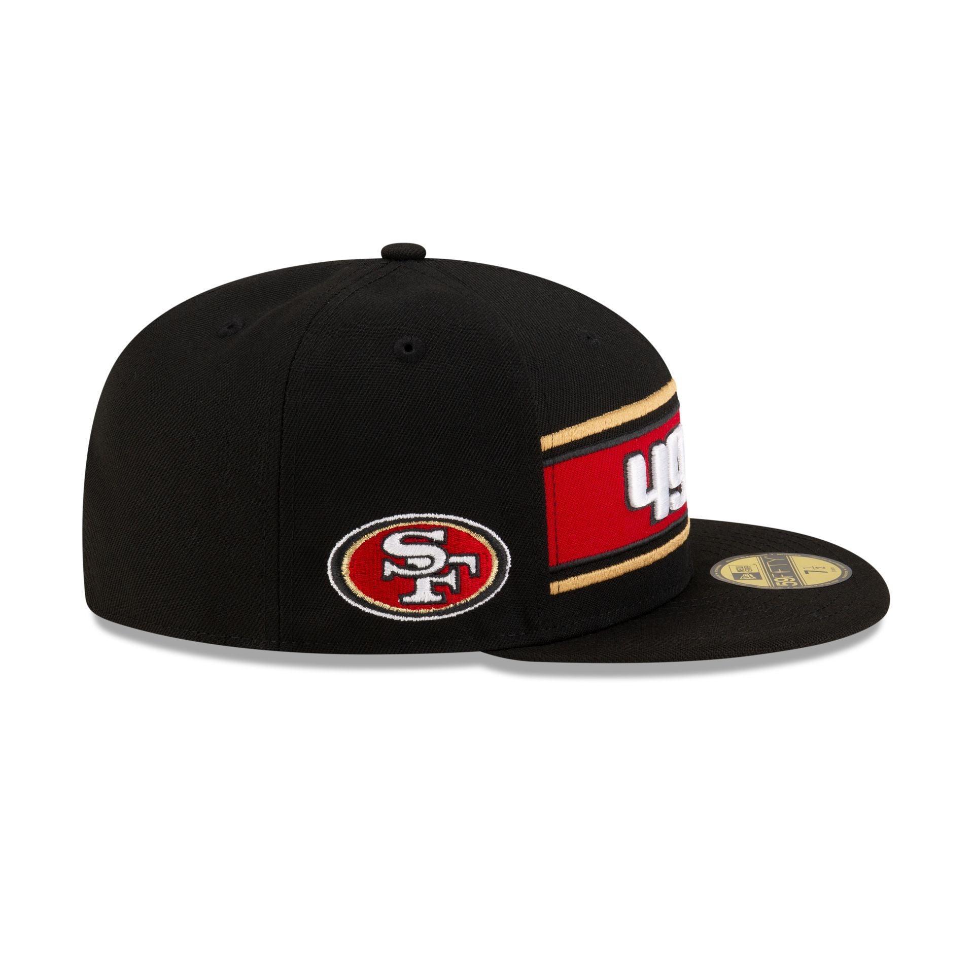 San Francisco 49ers 2024 Sideline Black 59FIFTY Fitted Hat Male Product Image