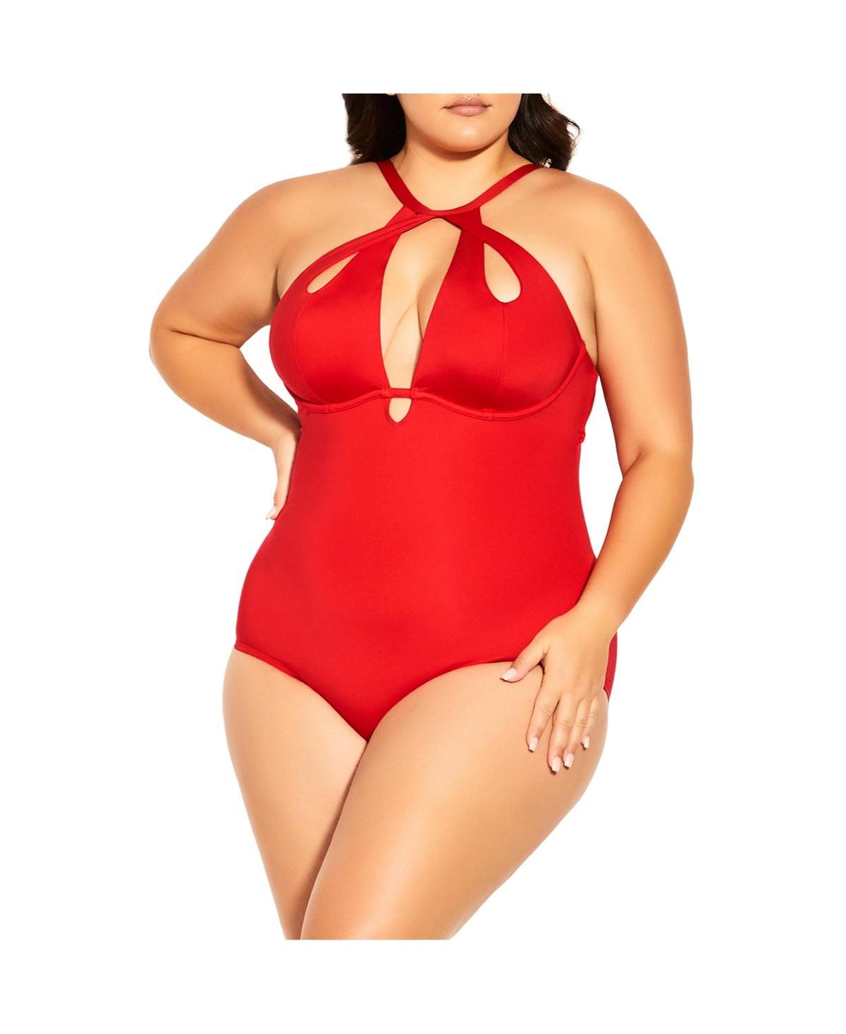 Womens Plus Size Cancun Underwire 1 Piece Product Image