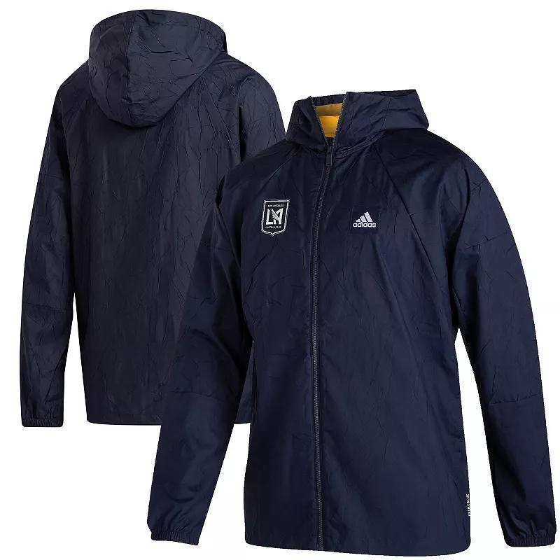 Mens adidas Navy LAFC Primeblue Full-Zip Jacket LFC Blue Product Image