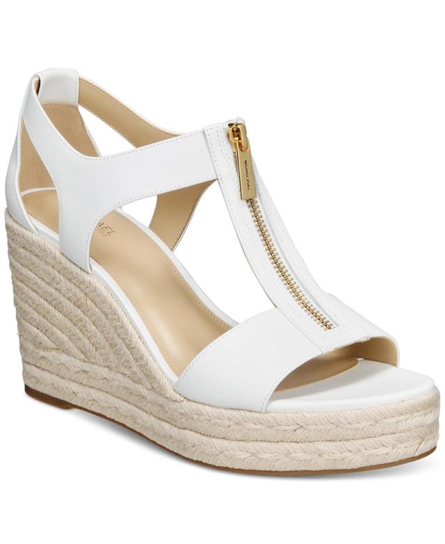 Womens Berkley 100MM Leather Espadrille Wedge Sandals Product Image