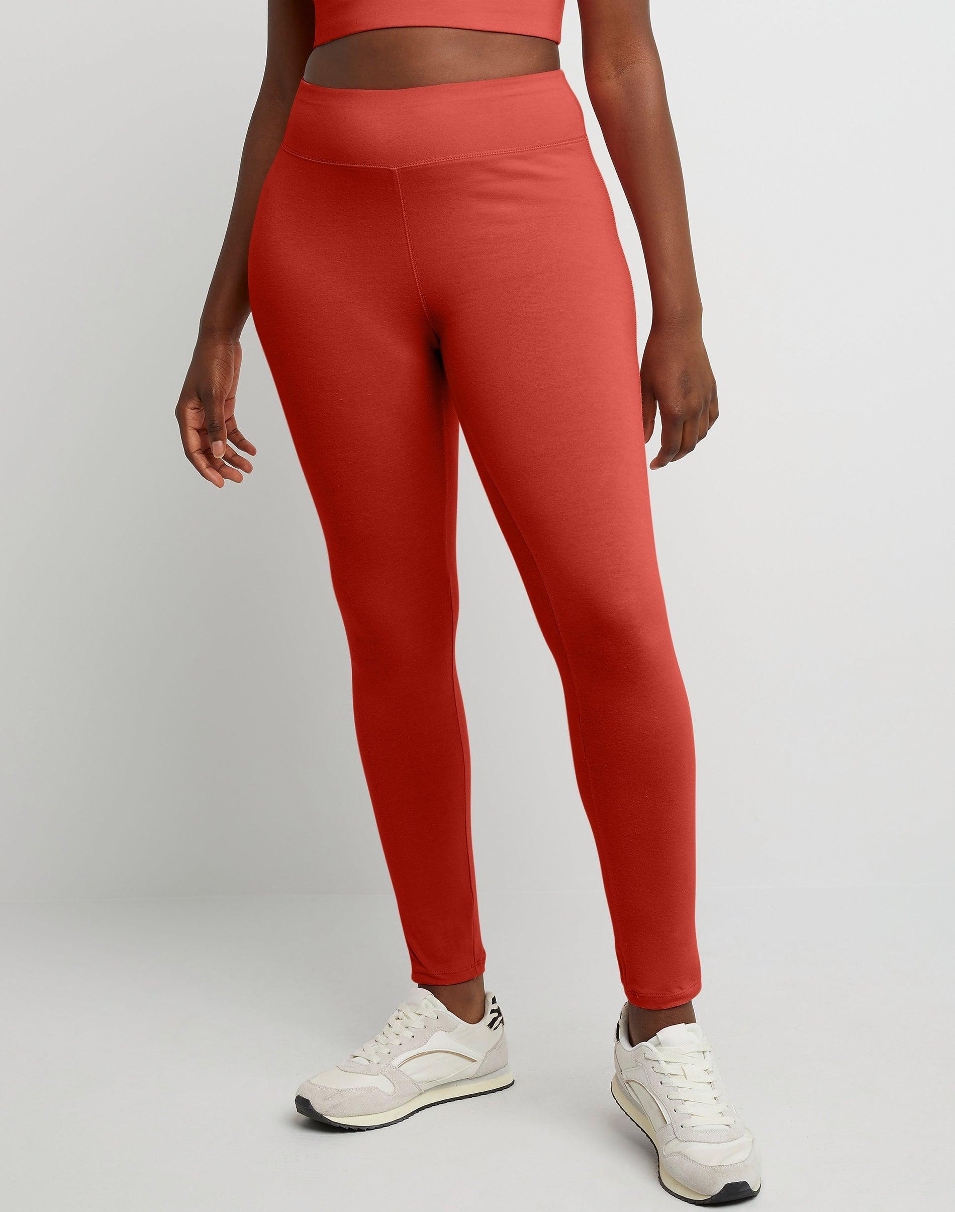 Womens Hanes Originals Stretch Jersey High-Rise Leggings Product Image