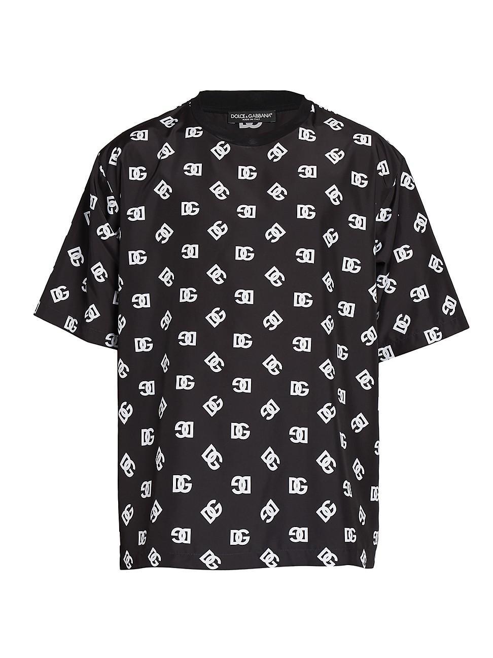 Mens Oversized Monogram Print T-Shirt product image