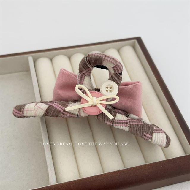 Headband / Ribbon Hair Claw / Scrunchie / Hair Clip / Set Product Image