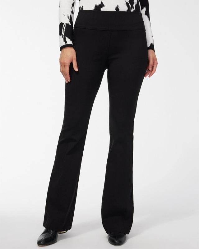 Wide Waistband Flare Pants Product Image