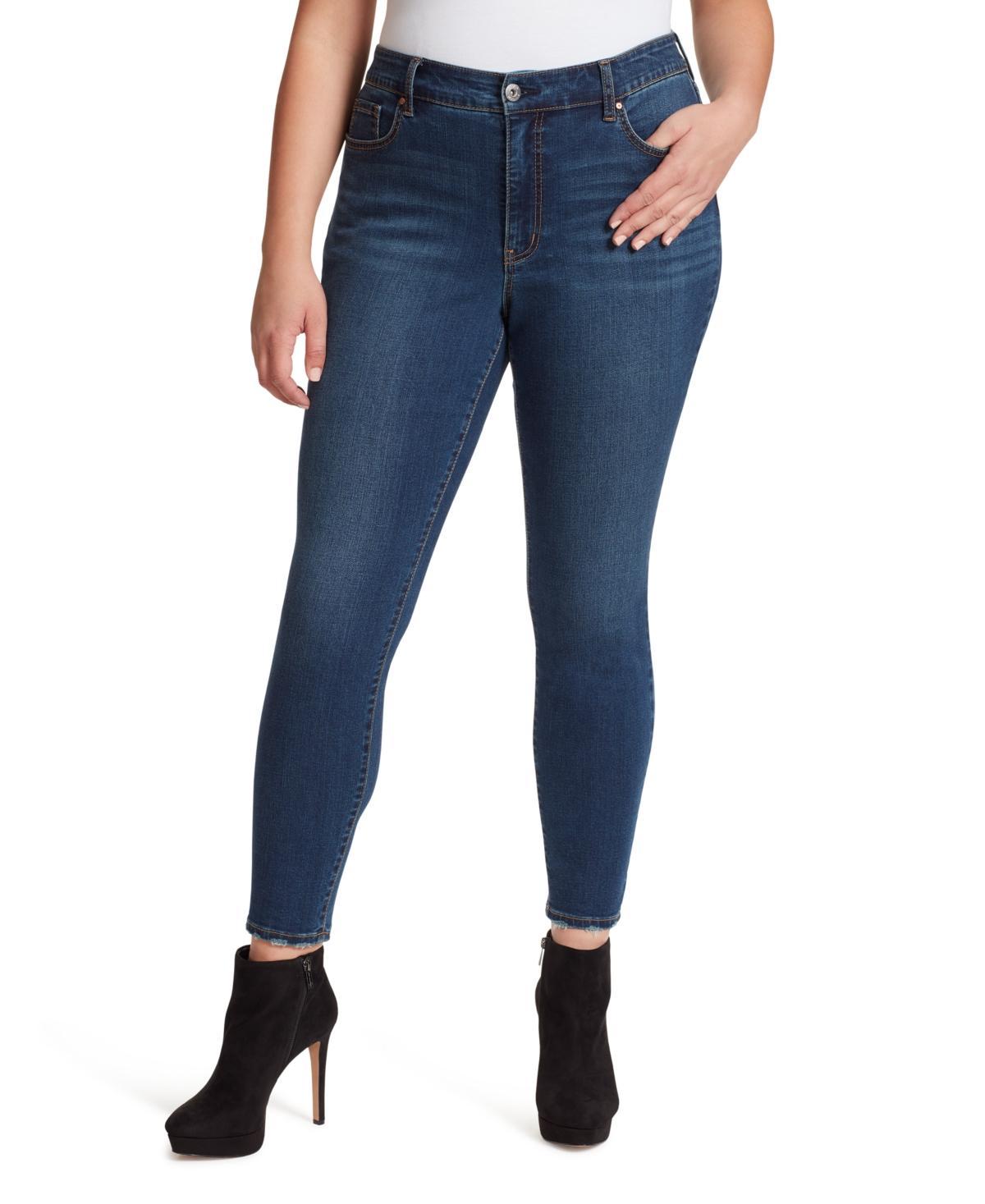 Jessica Simpson Trendy Plus Size Adored Skinny Jeans Product Image