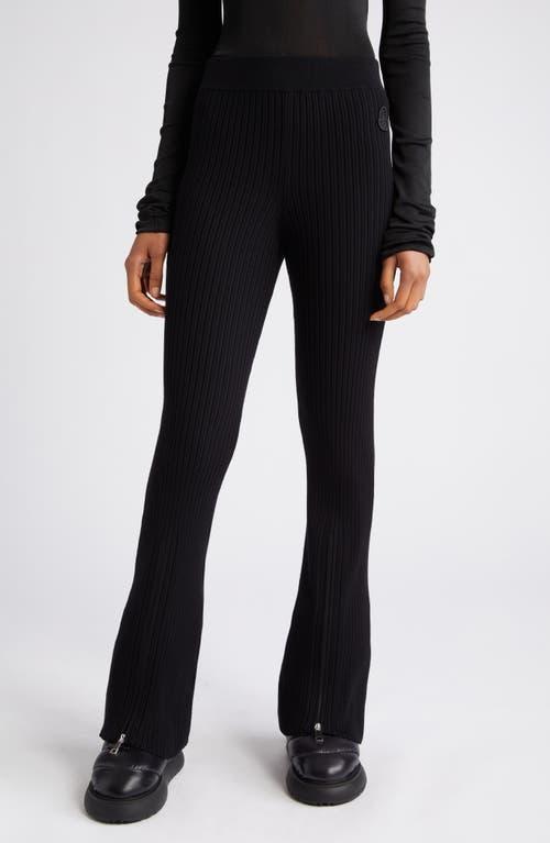 Moncler Crepe Knit Straight Leg Pants Product Image