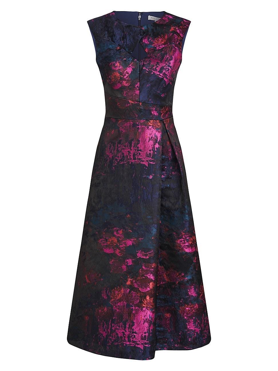 Womens Beckett Monet Jacquard Midi-Dress Product Image