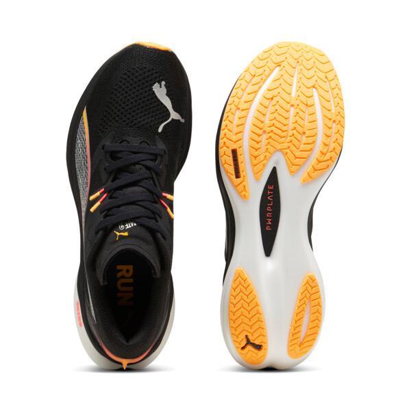 PUMA Deviate NITROâ¢ 3 Men's Running Shoes in Black/Sun Stream Product Image