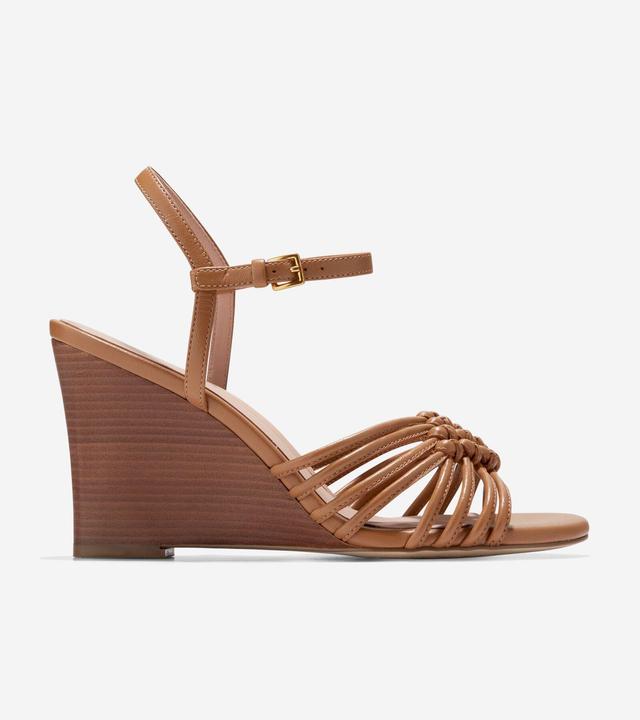 Cole Haan Jitney Knot Ankle Strap Wedge Sandal Product Image