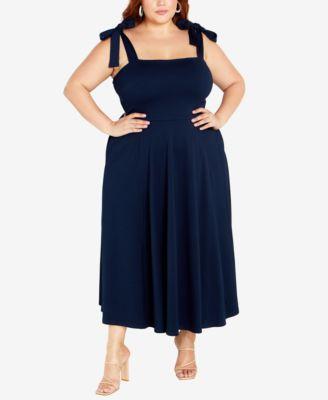 Plus Size Monroe Shift Maxi Dress Product Image