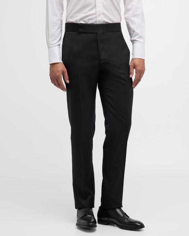 Men's Solid Formal Tuxedo Pants Product Image