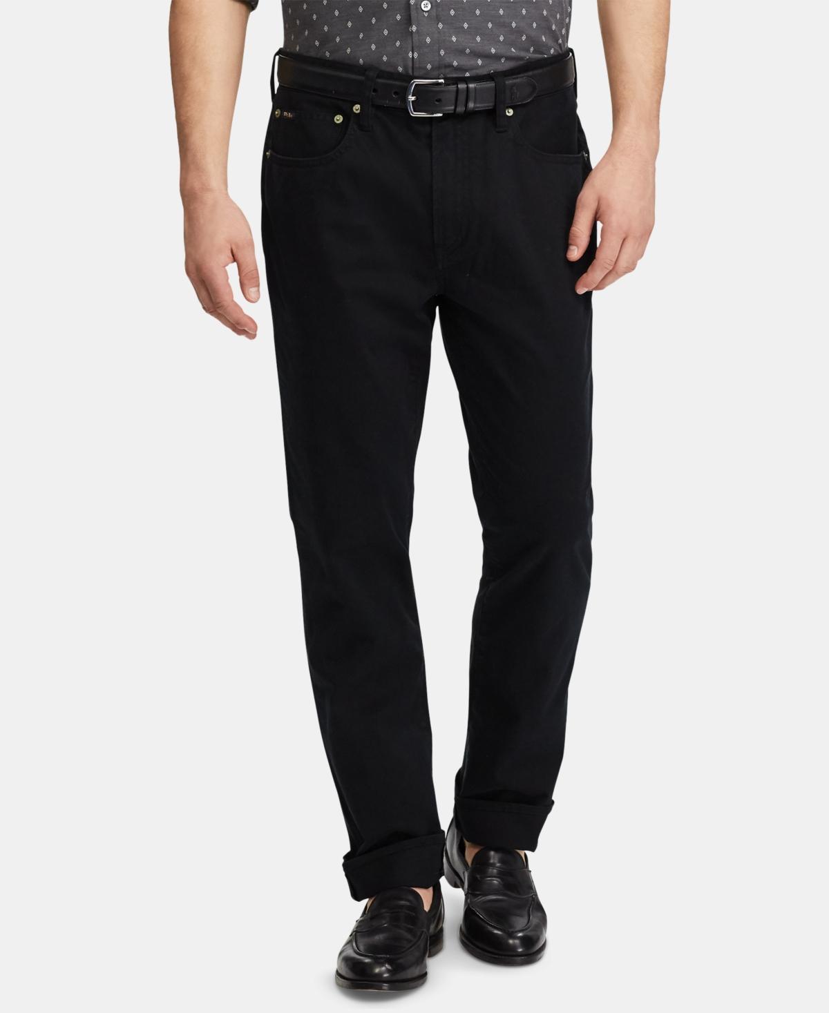 Polo Ralph Lauren Varick Slim-Fit Sateen Stretch Pants Product Image