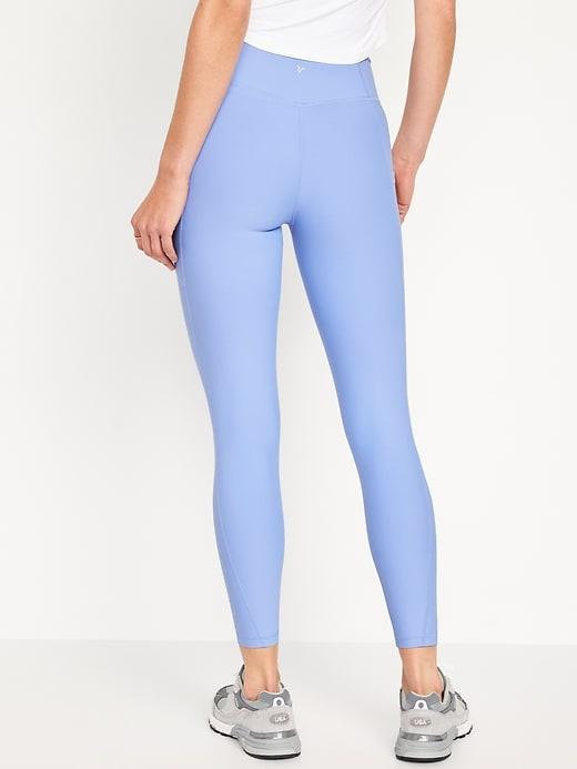 High-Waisted PowerSoft Ribbed Leggings Product Image