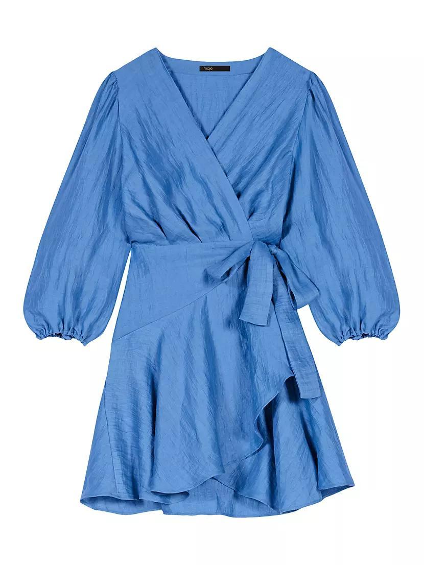 Linen Wrap Dress Product Image