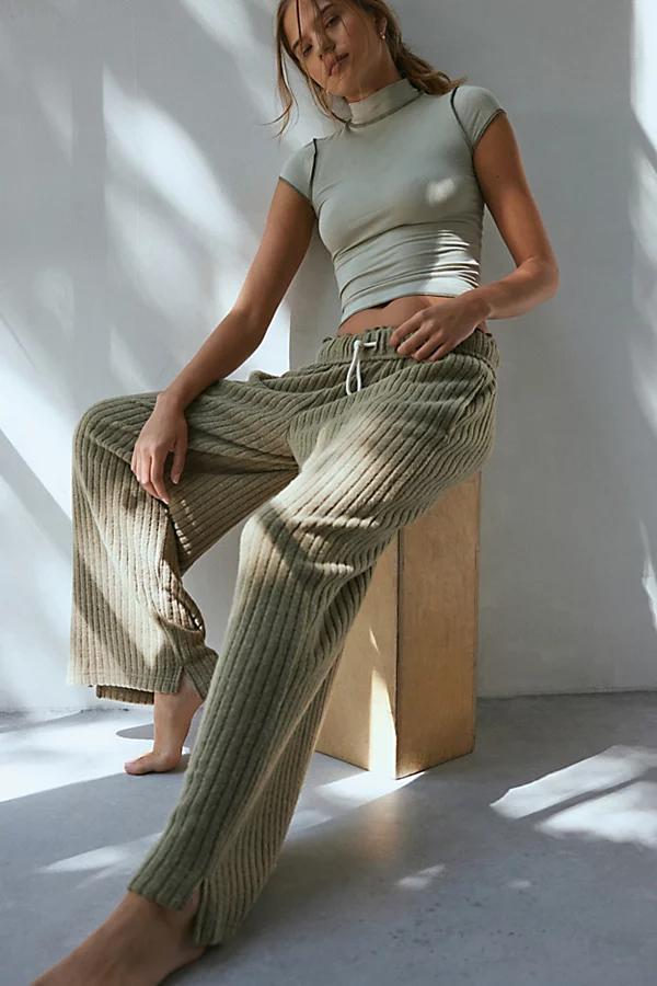 Out From Under Hoxton Poppy Brushed Ribbed Knit Sweatpant Womens at Urban Outfitters product image