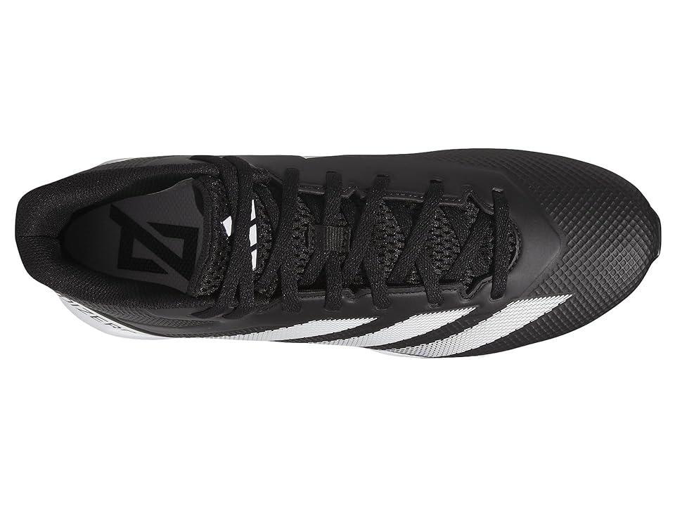 adidas adiZero Impact.2 Molded American Football Cleats White/Black) Men's Shoes Product Image