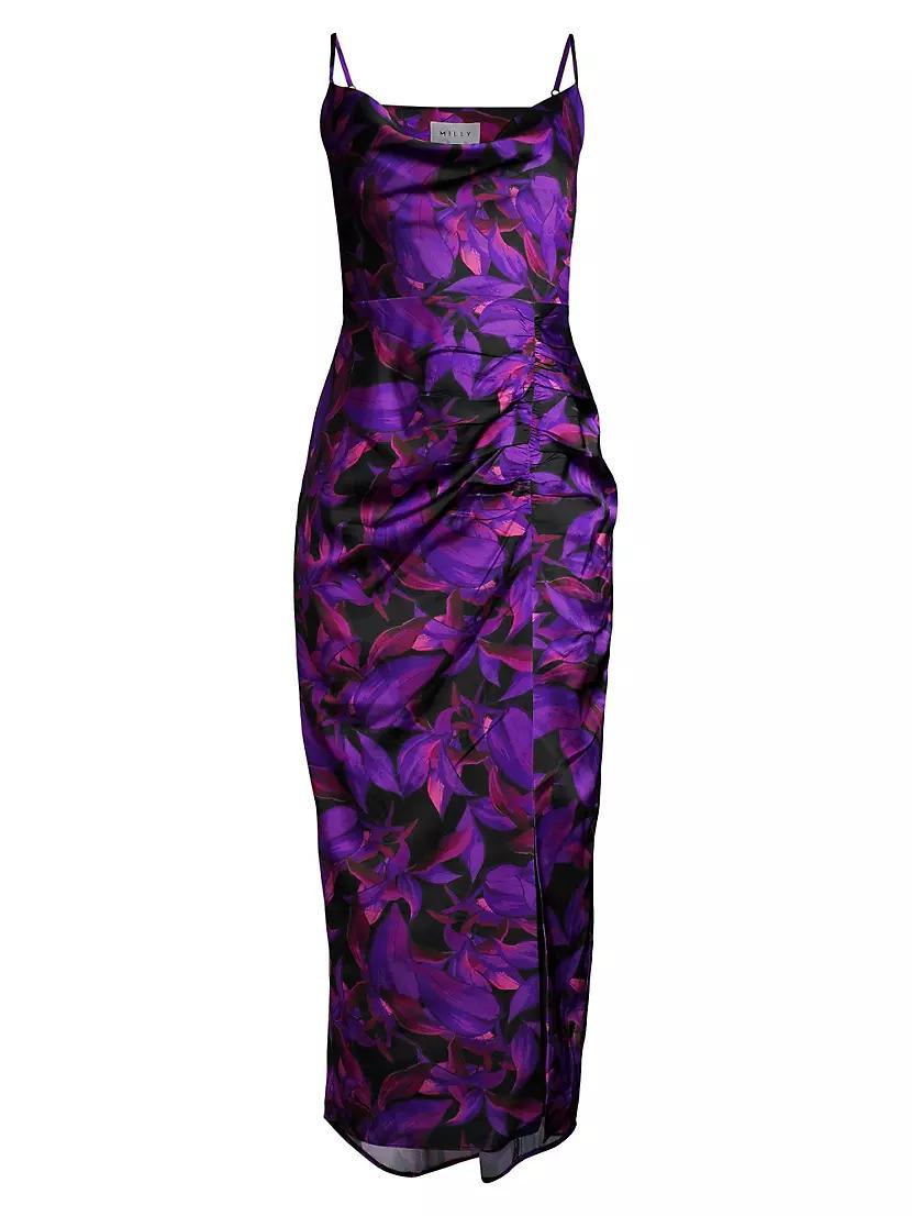 Lilliana Floral Satin Slipdress Product Image