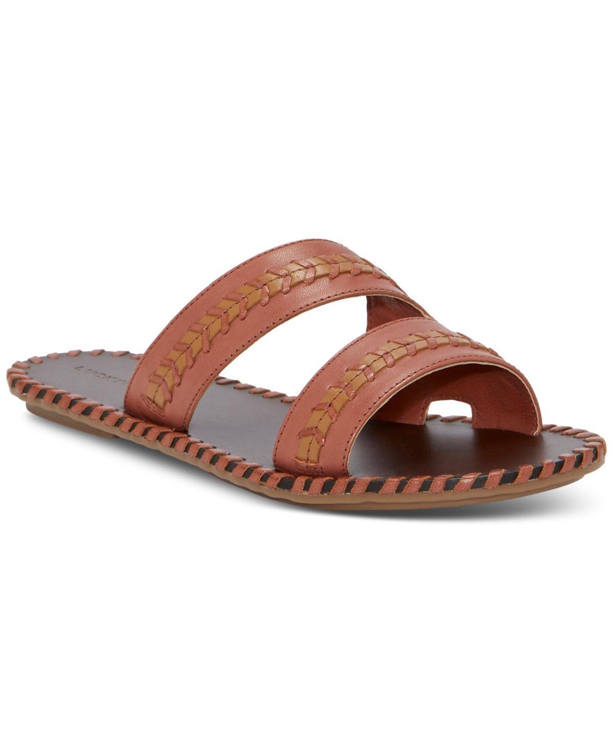 Lucky Brand Womens Zanora Double Band Flat Sandals Product Image