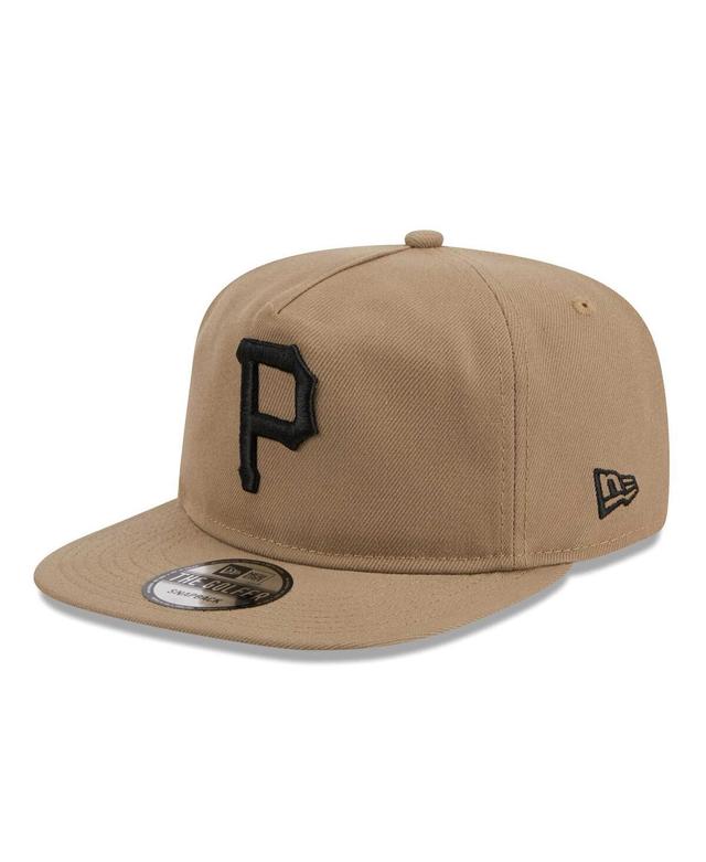 Mens New Era Khaki Pittsburgh Pirates Golfer Adjustable Hat Product Image