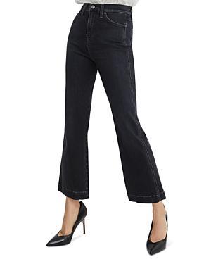 Womens Carson High-Rise Stretch Flared Ankle Jeans Product Image