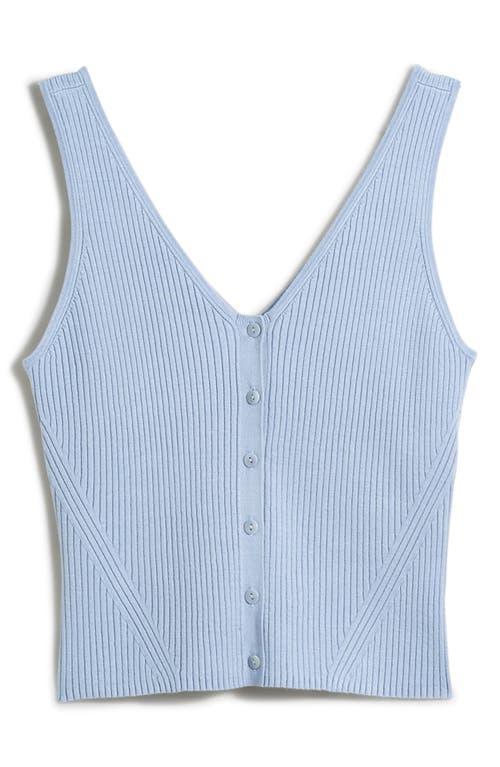 Madewell The Signature Knit Button-Front Sweater Tank (True ) Women's Sweater Product Image