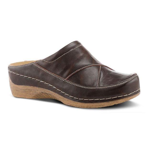 Spring Step Telly Womens Leather Clogs Product Image