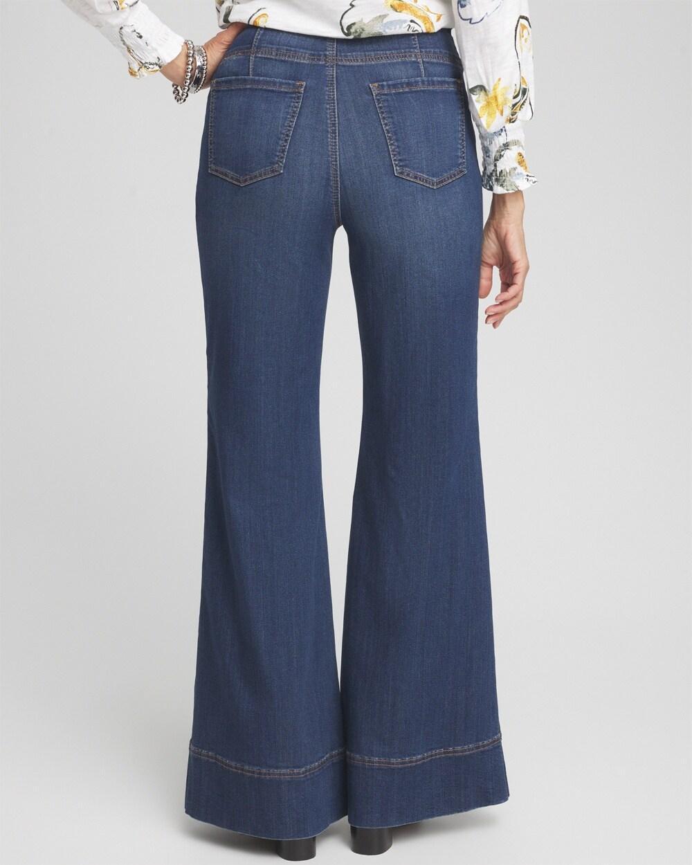 Pull-On Flare Trouser Jeans Product Image