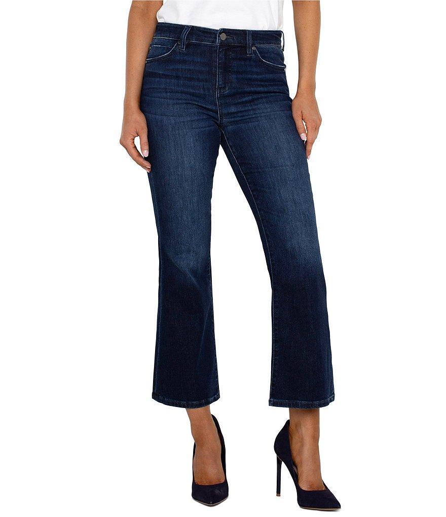 Liverpool Los Angeles Hannah Stretch Crop Flare Leg Jeans Product Image