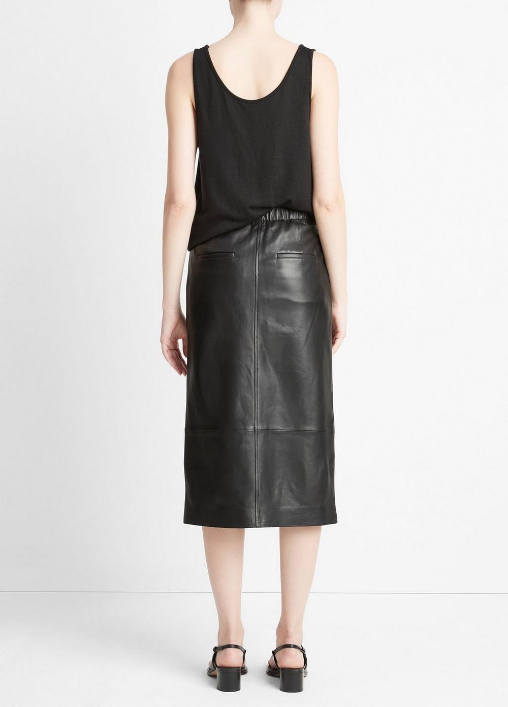 Leather Trouser Skirt Product Image