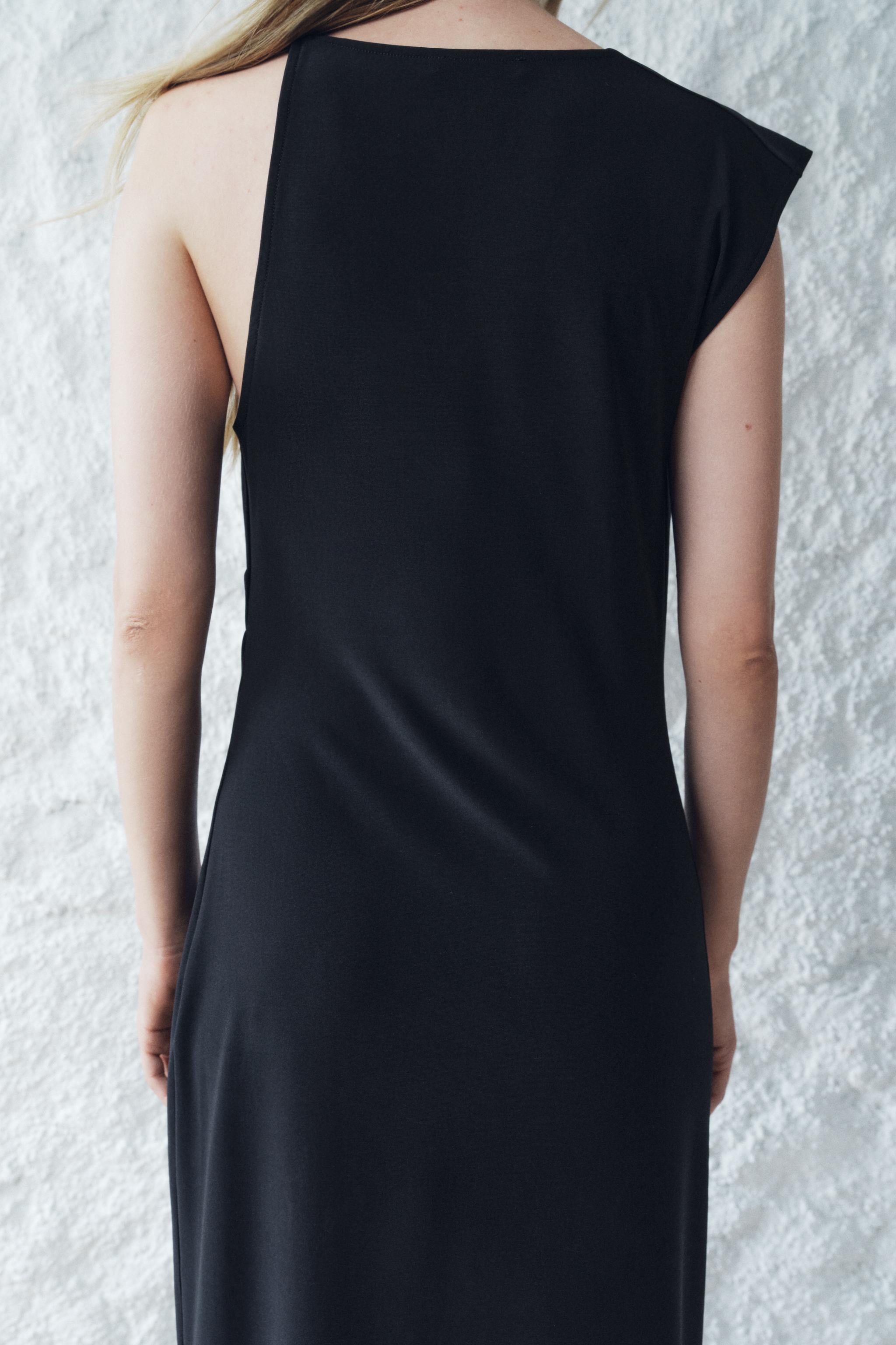 ASYMMETRIC DRESS WITH BUCKLE Product Image